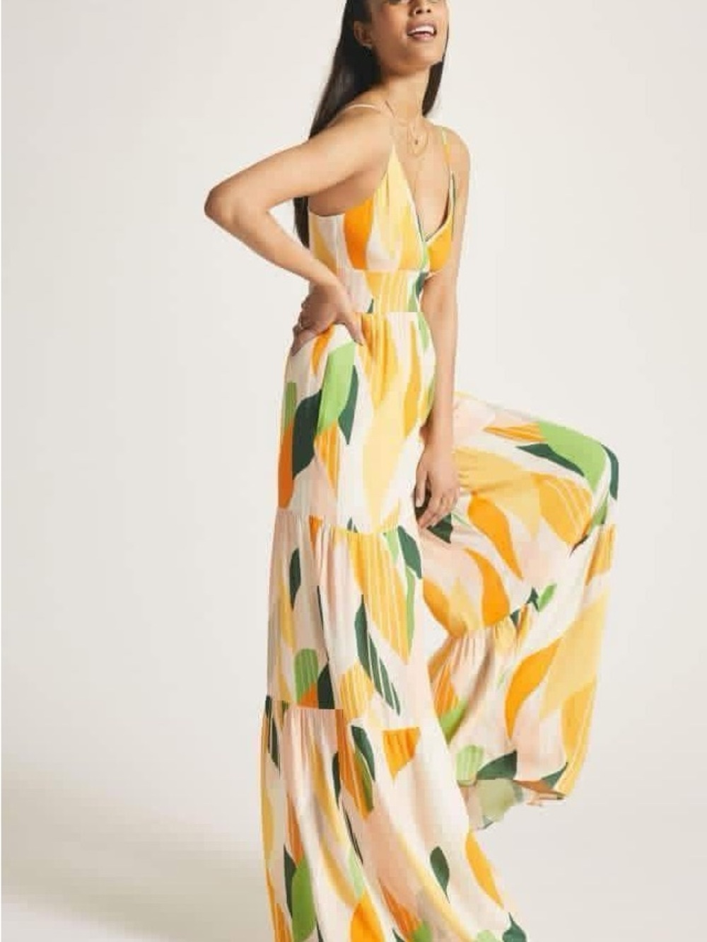 NWT Hutch Anthropologie Flounced Jumpsuit Sz 12